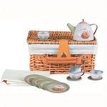 Jucarii, Copii si Bebe - Jucarii si jocuri - Papusi si accesorii - Carucioare papusi si accesorii - Set de ceai in cos picnic Padurea, Egmont Toys - Infinity.ro
