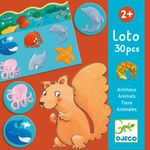 Jucarii, Copii si Bebe - Jucarii si jocuri - Jocuri si puzzle - Jocuri de societate - Joc Loto cu animale, Djeco - Infinity.ro