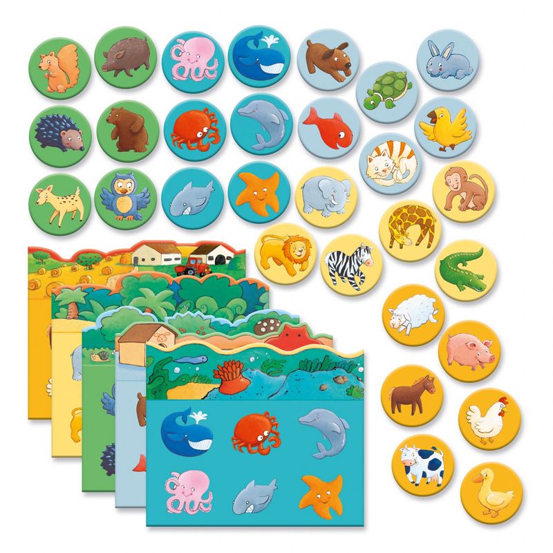 Jucarii, Copii si Bebe - Jucarii si jocuri - Jocuri si puzzle - Jocuri de societate - Joc Loto cu animale, Djeco - Infinity.ro