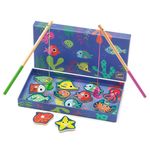 Jucarii, Copii si Bebe - Jucarii si jocuri - Jocuri si puzzle - Jocuri de societate - Joc magnetic de pescuit Fishing colour, Djeco - Infinity.ro