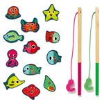 Jucarii, Copii si Bebe - Jucarii si jocuri - Jocuri si puzzle - Jocuri de societate - Joc magnetic de pescuit Fishing colour, Djeco - Infinity.ro