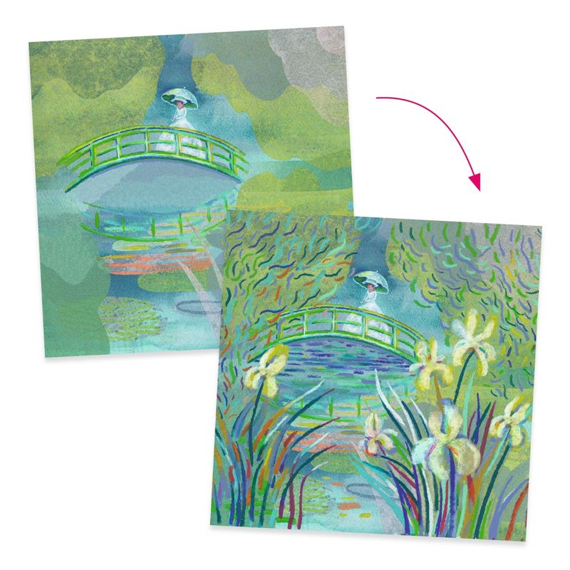 Jucarii, Copii si Bebe - Jucarii si jocuri - Jucarii & jocuri educative - Jocuri si jucarii educative - Atelier creativ Lacul cu nuferi Inspired by Monet, Djeco - Infinity.ro