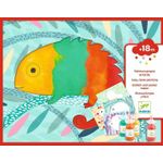 Jucarii, Copii si Bebe - Jucarii si jocuri - Jucarii & jocuri educative - Jocuri si jucarii educative - Joc creativ Bebe apasa si picteaza, Djeco - Infinity.ro