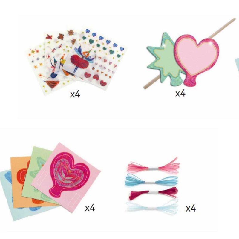 Jucarii, Copii si Bebe - Jucarii si jocuri - Jucarii & jocuri educative - Jocuri si jucarii educative - Joc creativ DIY Zane mici, Djeco - Infinity.ro