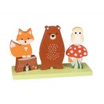 Jucarii, Copii si Bebe - Jucarii si jocuri - Jucarii & jocuri educative - Jocuri si jucarii educative - Jucarie din lemn de stivuit cu animalele padurii, Orange Tree Toys - Infinity.ro