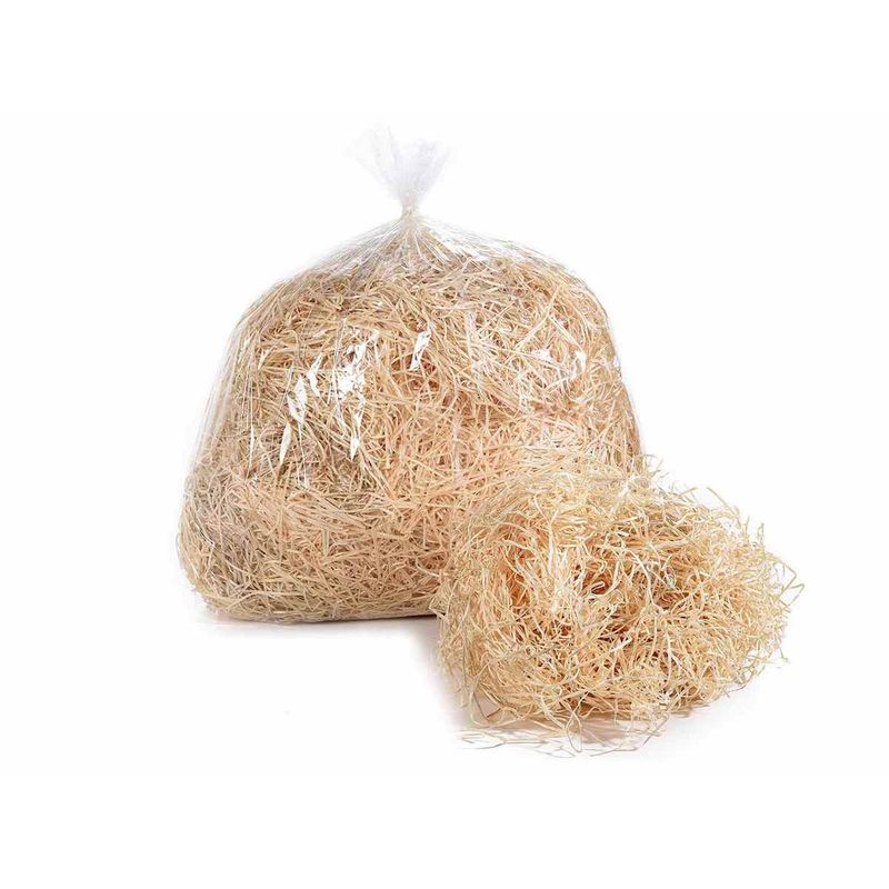 Casa si Gradina - Decoratiuni - Decoratiuni de sezon - Lana de lemn natur 1 kg - Infinity.ro