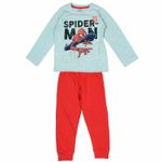 Fashion, accesorii si bijuterii - Copii - Lenjerie si pijamale copii - Pijamale copii - Pijamale lungi Spiderman, model 1219,Gri/Rosu, 128 cm, 8 ani - Infinity.ro