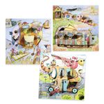 Carti si Birotica - Carti - Carti pentru copii - Carti de colorat - Planse de colorat cu surprize Calatoria lui Malo, Djeco - Infinity.ro
