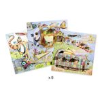 Carti si Birotica - Carti - Carti pentru copii - Carti de colorat - Planse de colorat cu surprize Calatoria lui Malo, Djeco - Infinity.ro