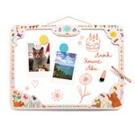 Jucarii, Copii si Bebe - Jucarii si jocuri - Jucarii & jocuri educative - Seturi pictura si desen - Tabla decorativa de scris model Pisici, Djeco - Infinity.ro