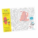Carti si Birotica - Carti - Carti pentru copii - Carti de colorat - Suport de farfurii de colorat Monstruleti, Moulin Roty - Infinity.ro