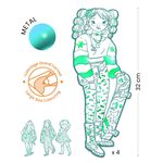 Carti si Birotica - Carti - Carti pentru copii - Carti de colorat - Parada modei de colorat, Angel si prietenele, Djeco - Infinity.ro