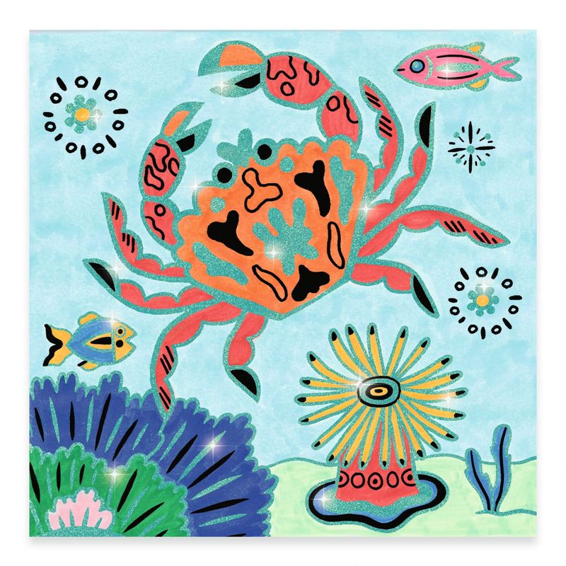 Carti si Birotica - Carti - Carti pentru copii - Carti de colorat - Planse de colorat In mare, Djeco - Infinity.ro