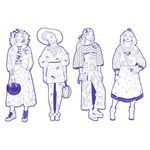Carti si Birotica - Carti - Carti pentru copii - Carti de colorat - Parada modei de colorat, Zaho si prietenele, Djeco - Infinity.ro