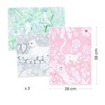 Jucarii, Copii si Bebe - Jucarii si jocuri - Jucarii & jocuri educative - Seturi pictura si desen - Mapa cu 3 postere de colorat In salbaticie, Djeco - Infinity.ro