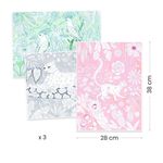 Jucarii, Copii si Bebe - Jucarii si jocuri - Jucarii & jocuri educative - Seturi pictura si desen - Mapa cu 3 postere de colorat In salbaticie, Djeco - Infinity.ro