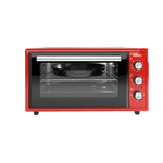 Electronice si Electrocasnice - Aragazuri, cuptoare si hote - Cuptoare - Cuptoare electrice - Cuptor electric Zilan ZLN5650, Putere 2000W, Capacitate 45L, Timer, Termostat, 3 trepte putere, interior emailat, Rosu - Infinity.ro