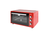 Electronice si Electrocasnice - Aragazuri, cuptoare si hote - Cuptoare - Cuptoare electrice - Cuptor electric Zilan ZLN5650, Putere 2000W, Capacitate 45L, Timer, Termostat, 3 trepte putere, interior emailat, Rosu - Infinity.ro