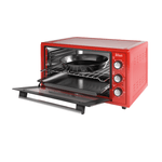 Electronice si Electrocasnice - Aragazuri, cuptoare si hote - Cuptoare - Cuptoare electrice - Cuptor electric Zilan ZLN5650, Putere 2000W, Capacitate 45L, Timer, Termostat, 3 trepte putere, interior emailat, Rosu - Infinity.ro