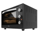 Electronice si Electrocasnice - Aragazuri, cuptoare si hote - Cuptoare - Cuptoare electrice - Cuptor electric Zilan ZLN2433, 2000W, 65L, Geam dublu, Timer, Termostat, 3 trepte putere, interior emailat, Negru - Infinity.ro