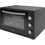 Electronice si Electrocasnice - Aragazuri, cuptoare si hote - Cuptoare - Cuptoare electrice - Cuptor electric Zilan ZLN2433, 2000W, 65L, Geam dublu, Timer, Termostat, 3 trepte putere, interior emailat, Negru - Infinity.ro