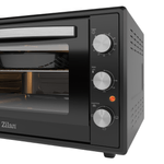 Electronice si Electrocasnice - Aragazuri, cuptoare si hote - Cuptoare - Cuptoare electrice - Cuptor electric Zilan ZLN2433, 2000W, 65L, Geam dublu, Timer, Termostat, 3 trepte putere, interior emailat, Negru - Infinity.ro