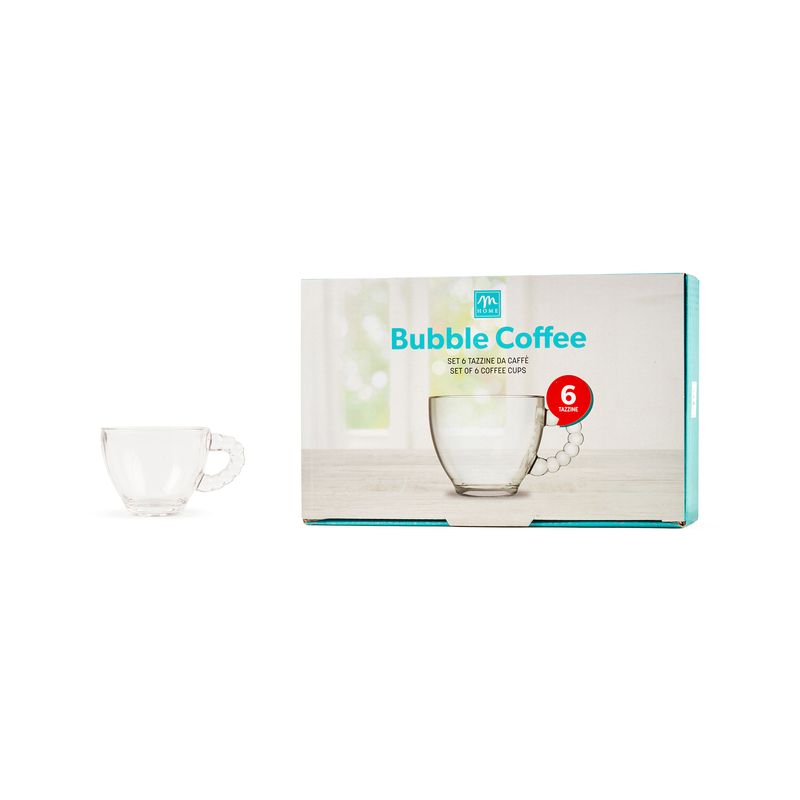 Casa si Gradina - Bucatarie si vesela - Cani si pahare - Cani si cesti - Set 6  cesti espresso , Bubbly, 110 ml - Infinity.ro