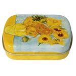 Casa si Gradina - Mobilier - Organizare si depozitare - Cutii depozitare - Cutiuta metalica VanGogh Foarea soarelui, Fridolin - Infinity.ro