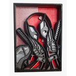 Casa si Gradina - Decoratiuni - Tablouri - Tablou din Lemn – Deadpool 3D, 6 Straturi - Infinity.ro