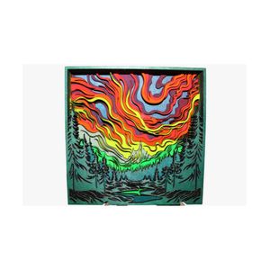 Tablou „Aurora de Foc” – Magia Cerului Nocturn