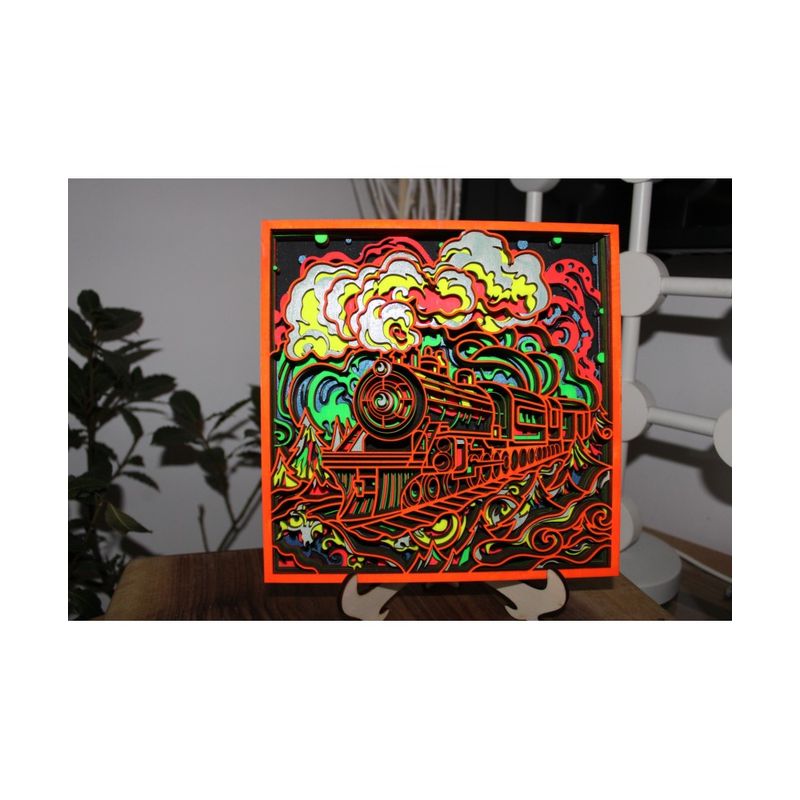 Casa si Gradina - Decoratiuni - Tablouri - Tablou „Ghost Train” – O Calatorie in Dimensiuni Paralele - Infinity.ro