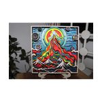 Casa si Gradina - Decoratiuni - Tablouri - Tablou „Cosmic Eruption” – Arta Luminoasa in Lemn - Infinity.ro