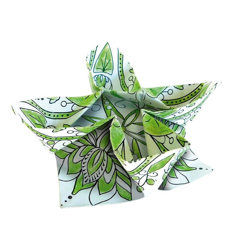 Jucarii, Copii si Bebe - Jucarii si jocuri - Jucarii & jocuri educative - Seturi de artizanat - Origami Mandala de colorat, Fridolin - Infinity.ro