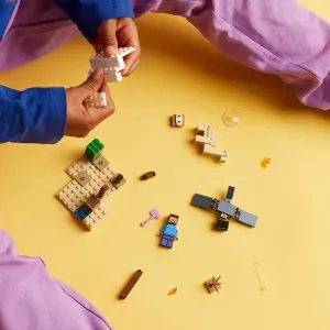 Lego minecraft expeditia in desert a lui steve 21251