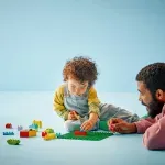 Jucarii, Copii si Bebe - Jucarii si jocuri - Seturi de constructie si cuburi - Seturi de constructie - Lego duplo placa de constructie verde 10460 - Infinity.ro