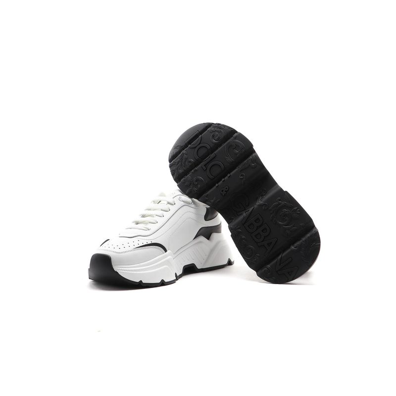 Fashion, accesorii si bijuterii - Barbati - Incaltaminte barbati - Pantofi barbati - Pantofi din piele Dolce & Gabbana Daymaster, 41 EU, Alb - Infinity.ro