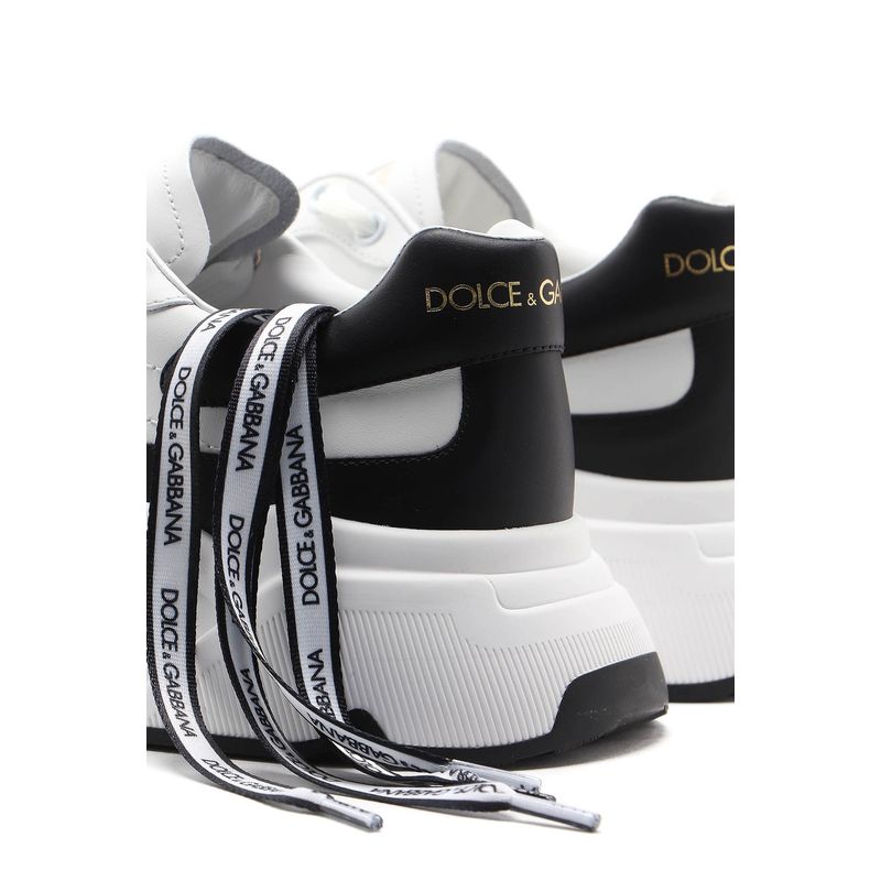 Fashion, accesorii si bijuterii - Barbati - Incaltaminte barbati - Pantofi barbati - Pantofi din piele Dolce & Gabbana Daymaster, 41 EU, Alb - Infinity.ro