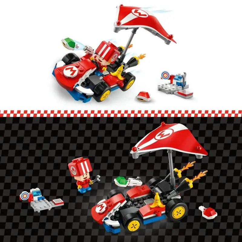 Jucarii, Copii si Bebe - Jucarii si jocuri - Seturi de constructie si cuburi - Seturi de constructie - Lego super mario mario kart standard kart 72032 - Infinity.ro