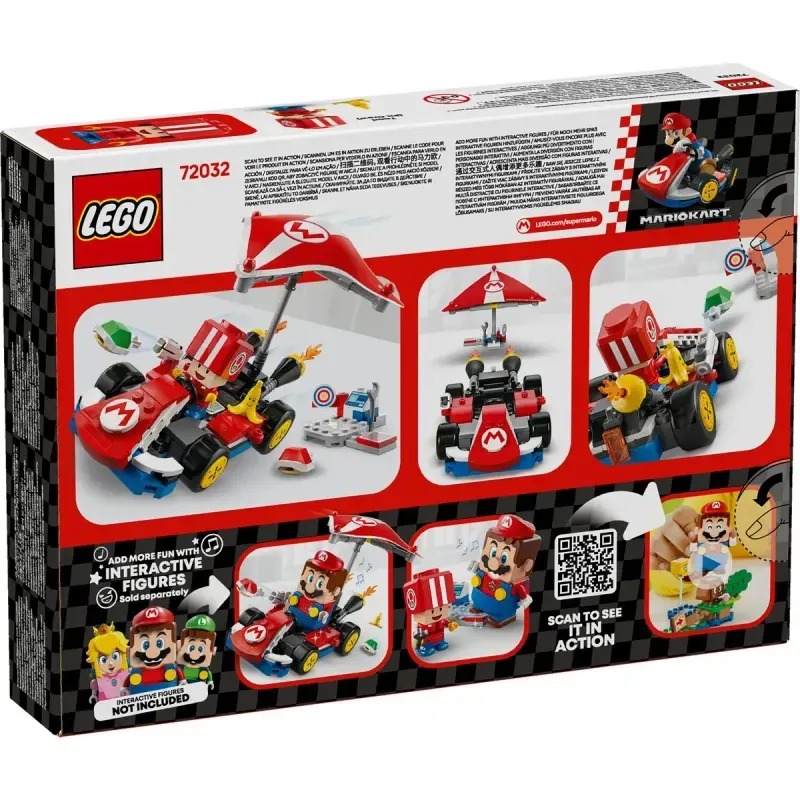 Jucarii, Copii si Bebe - Jucarii si jocuri - Seturi de constructie si cuburi - Seturi de constructie - Lego super mario mario kart standard kart 72032 - Infinity.ro