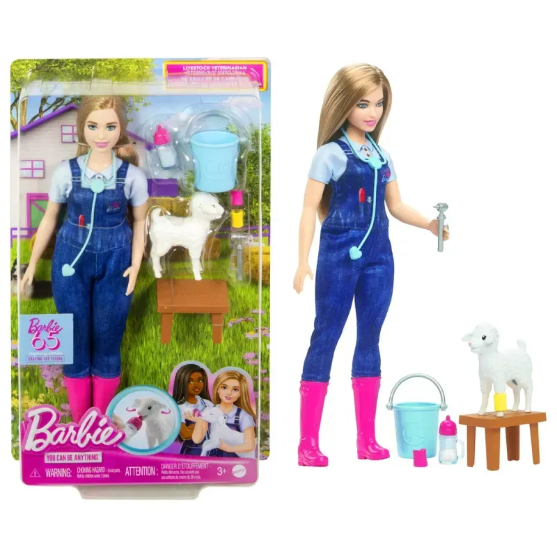 Jucarii, Copii si Bebe - Jucarii si jocuri - Papusi si accesorii - Papusi - Barbie papusa barbie you can be medic veterinar - Infinity.ro