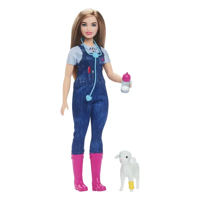 Jucarii, Copii si Bebe - Jucarii si jocuri - Papusi si accesorii - Papusi - Barbie papusa barbie you can be medic veterinar - Infinity.ro