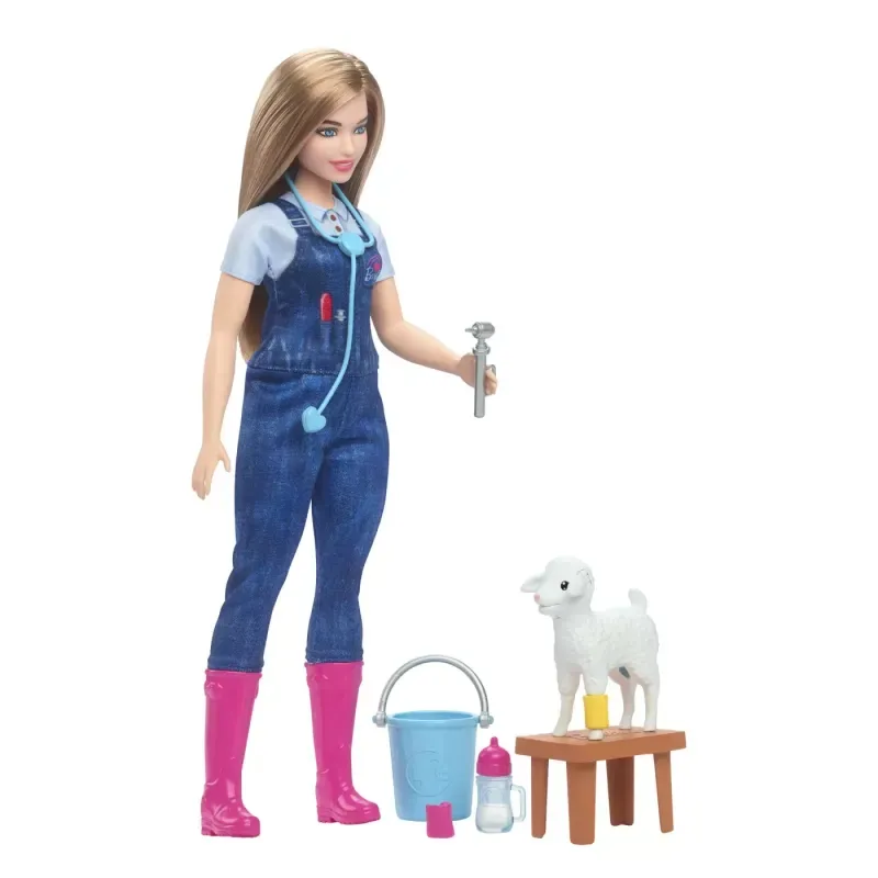 Jucarii, Copii si Bebe - Jucarii si jocuri - Papusi si accesorii - Papusi - Barbie papusa barbie you can be medic veterinar - Infinity.ro