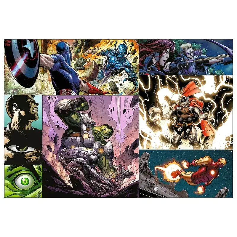 Jucarii, Copii si Bebe - Jucarii si jocuri - Jocuri si puzzle - Puzzle - Puzzle trefl 4x250 avengers marvel zile eroice - Infinity.ro