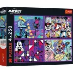 Jucarii, Copii si Bebe - Jucarii si jocuri - Jocuri si puzzle - Puzzle - Puzzle trefl 4x250 disney mickey mouse si prietenii - Infinity.ro