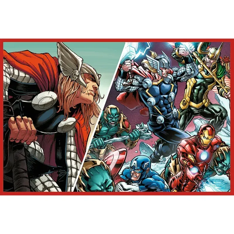 Jucarii, Copii si Bebe - Jucarii si jocuri - Jocuri si puzzle - Puzzle - Puzzle trefl 2x200 marvel avengers aparatorii lumii - Infinity.ro