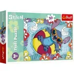 Jucarii, Copii si Bebe - Jucarii si jocuri - Jocuri si puzzle - Puzzle - Puzzle trefl 30 stitch in vacanta - Infinity.ro