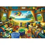 Jucarii, Copii si Bebe - Jucarii si jocuri - Jocuri si puzzle - Puzzle - Puzzle Trefl 1000 Premium Plus Tea Time Calatorie Cu Caravana - Infinity.ro
