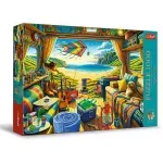 Jucarii, Copii si Bebe - Jucarii si jocuri - Jocuri si puzzle - Puzzle - Puzzle Trefl 1000 Premium Plus Tea Time Calatorie Cu Caravana - Infinity.ro