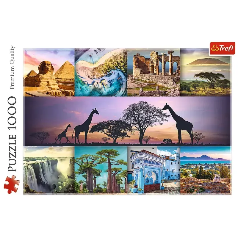 Jucarii, Copii si Bebe - Jucarii si jocuri - Jocuri si puzzle - Puzzle - Puzzle Trefl 1000 Africa - Infinity.ro