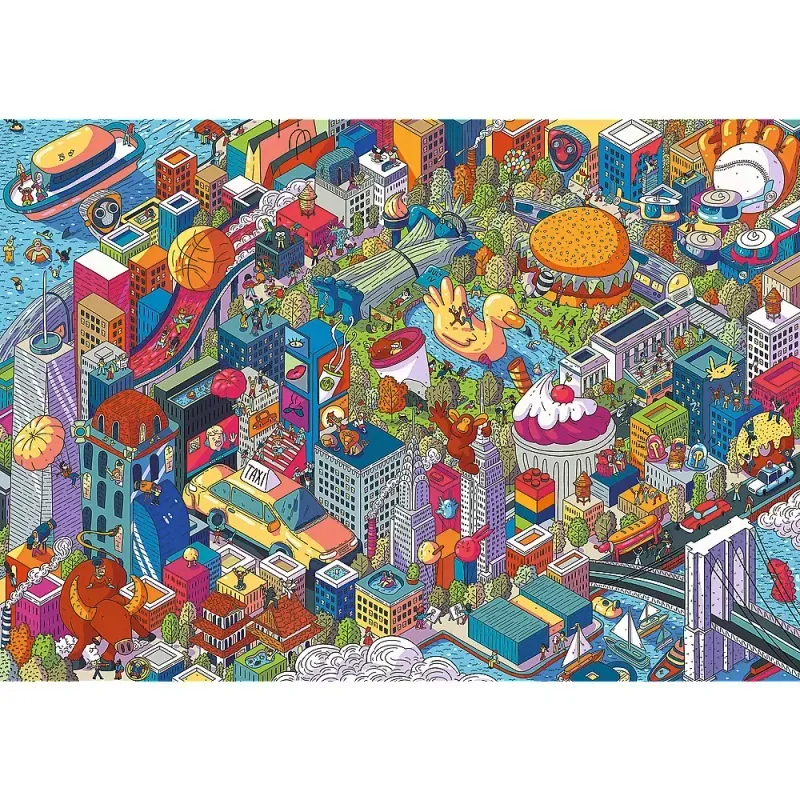 Jucarii, Copii si Bebe - Jucarii si jocuri - Jocuri si puzzle - Puzzle - Puzzle trefl 1000 uft eye spy new york - Infinity.ro